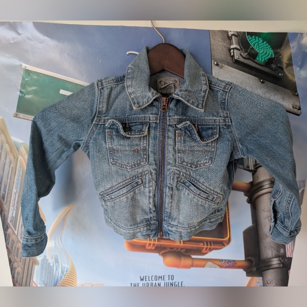 Toddler Polo Denim Jacket